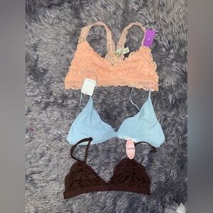 Anemone Must Have 3 Pack Lace Bralette Set